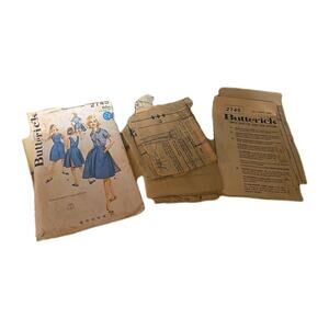 Vtg Butterick 2746 Womans Wrap Skirt Jumper Blouse Sewing Uncut Pattern Size 14